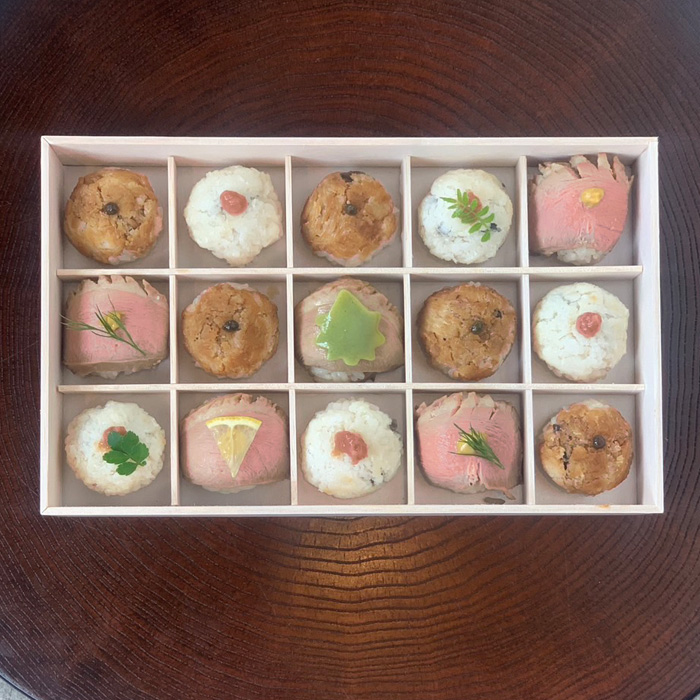 鱧と鴨ロースのつまみ寿し　お取り寄せ